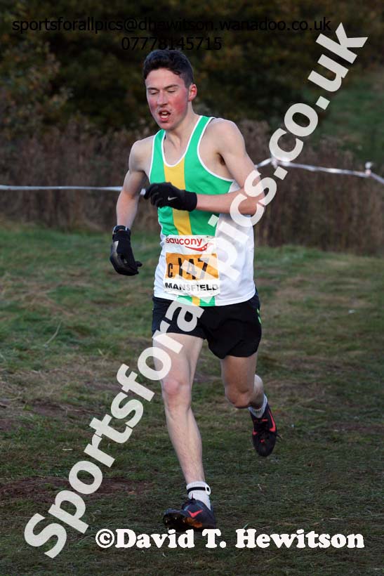 Senior men, 2016 National Cross Country Relays, Berry Hill Park, Mansfield. Photo: David T. Hewitson/Sports for All Pics